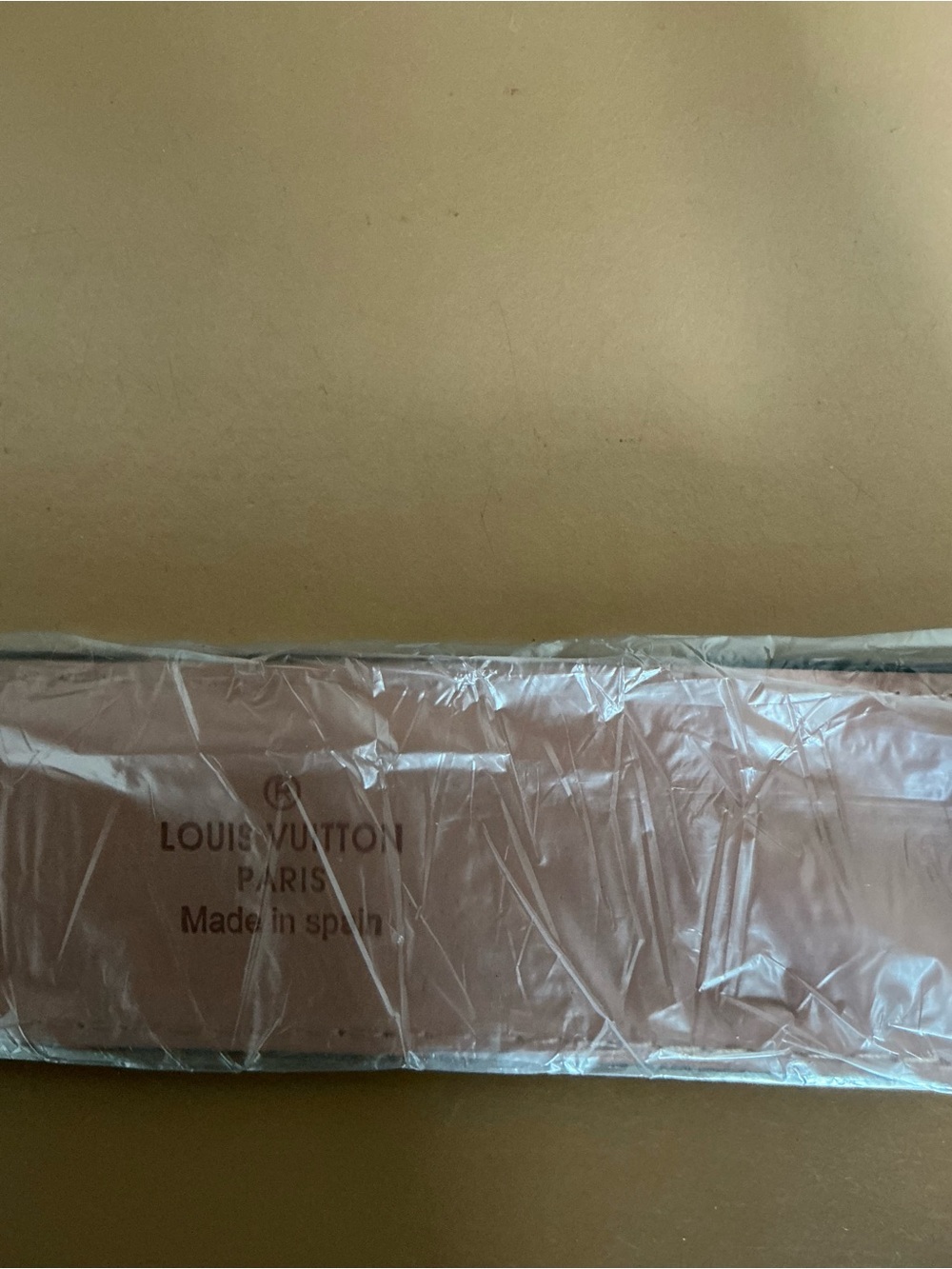 Louis Vuitton Monogram Belt with Gold LV Buckle — Brown & Pink - Picture 5 of 8